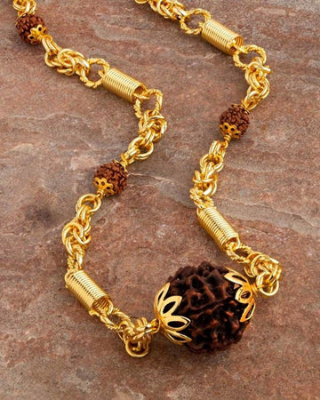 High Yellow Gold Plated Necklace Hip Hop Rapper Chain Jewelry