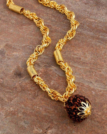 Rudraksha Bead Designer religious Feel Chain