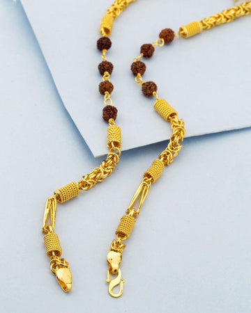 rudraksha beads link chain