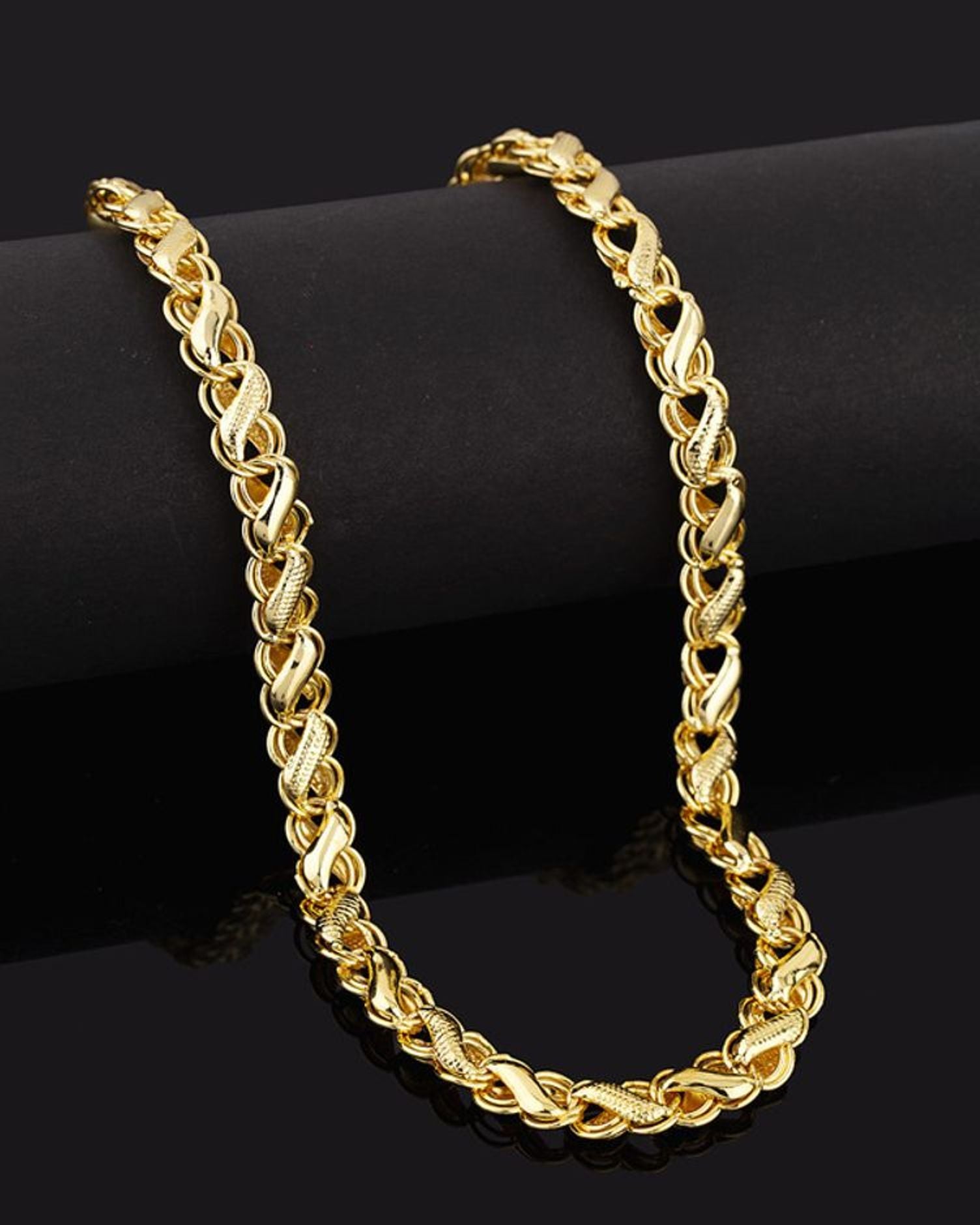 Gold plated Colorful Men Chains