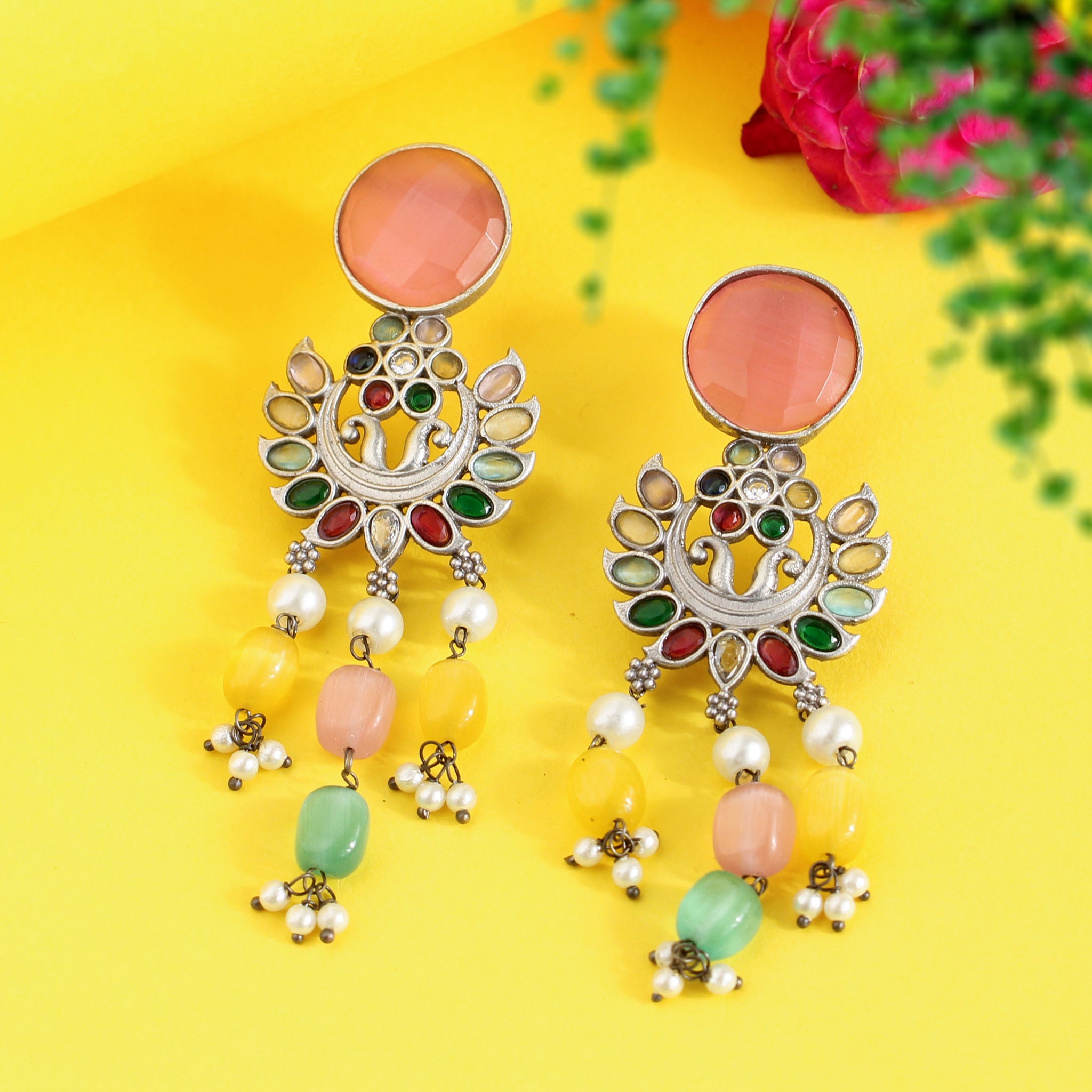 Ethnic multicolor Earrings