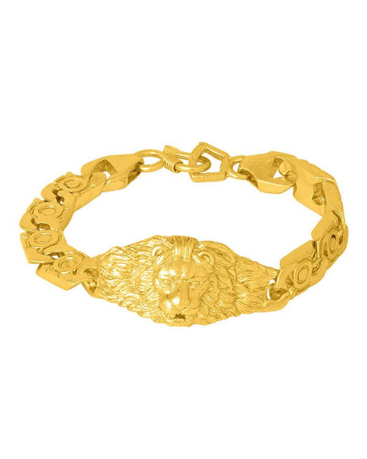 MINEBELLA FASHIONS LION FACE Strand Bracelet for Men