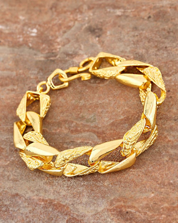 MINEBELLA FASHIONS BRASS GOLD PLATED BRACELET