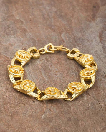 MINEBELLA FASHIONS BRASS GOLD PLATED BRACELET