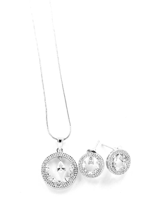 Classic White Stone CZ Pendant Collection