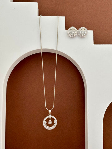 Classic White Stone CZ Pendant Collection
