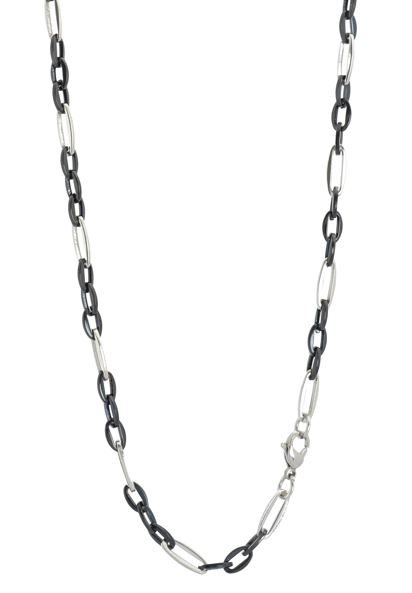 Style Stainless silver Plated Chain For Boys & Men